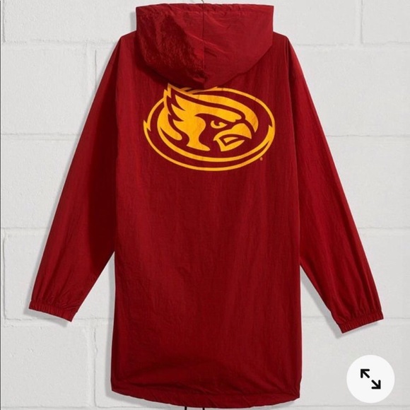 PINK Victoria's Secret Jackets & Blazers - NWT PINK Collegiate Collection Long Full Zip Anorak Jacket Large/XL